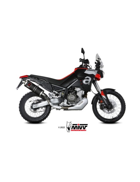 Mivv Slip-On Dakar Black Aprilia Tuareg 660 2022-25