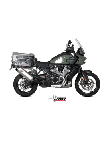 Mivv Slip-On Speed edge Titanium Harley Davidson Pan Amercia 2020-25