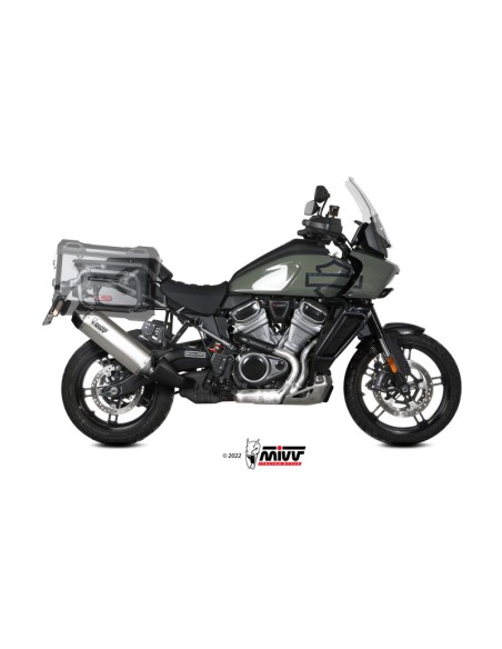 Mivv Slip-On Speed edge Titanium Harley Davidson Pan Amercia 2020-25