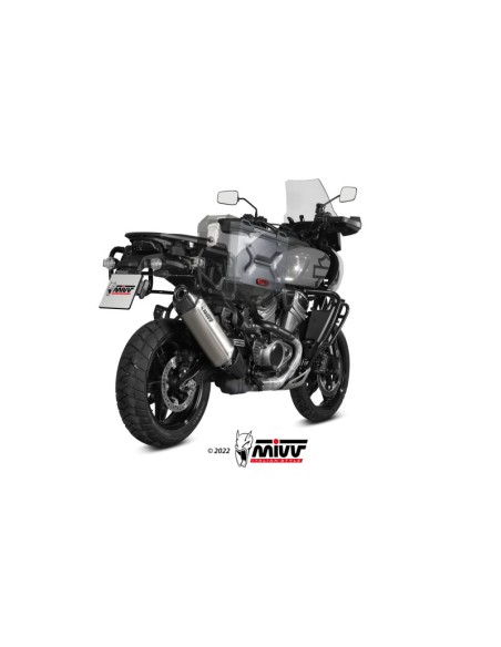 Mivv Slip-On Speed edge Titanium Harley Davidson Pan Amercia 2020-25