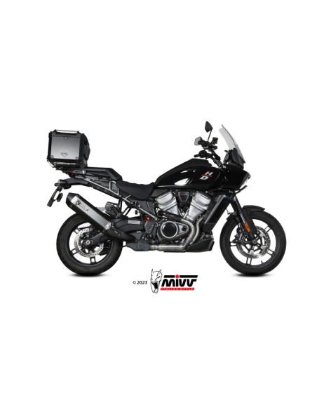 Mivv Slip-On Speed edge Black Harley Davidson Pan Amercia 2020-25