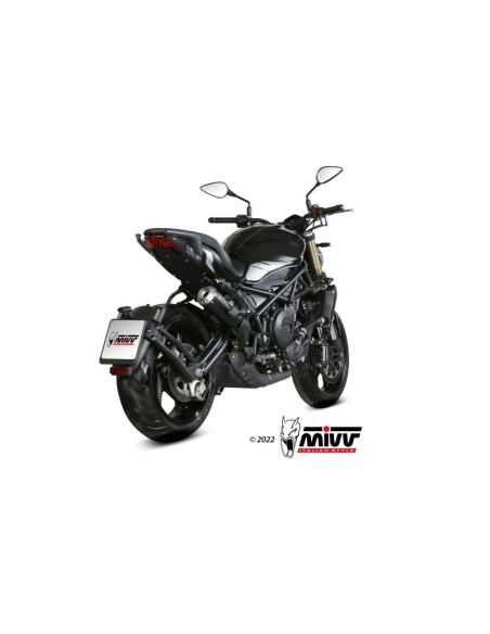 Mivv Slip-On X-M1 Black Benelli 752 S 2019-24