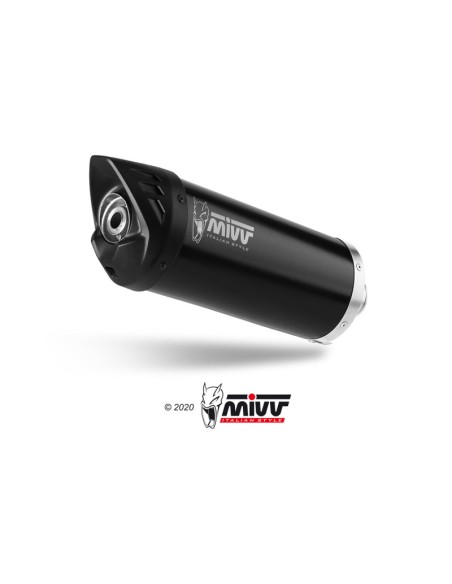 Mivv Slip-On Mover black Kymco Downtown 350 2016-20