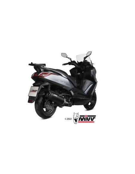 Mivv Slip-On Mover black Kymco Downtown 350 2016-20