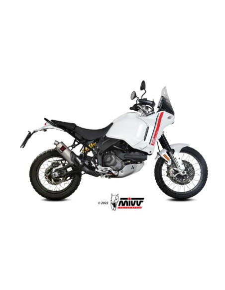 Mivv Slip-On Dakar Titanium Ducati Desert X 2022-25