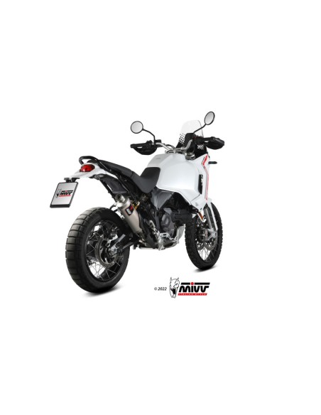 Mivv Slip-On Dakar Titanium Ducati Desert X 2022-25