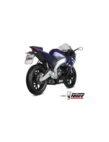 Mivv Full system 1x1 Delta Race Black Aprilia RS 125 2021-24