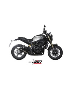 Mivv Slip-On Mk3 Black Benelli Leoncino 800 2022-24