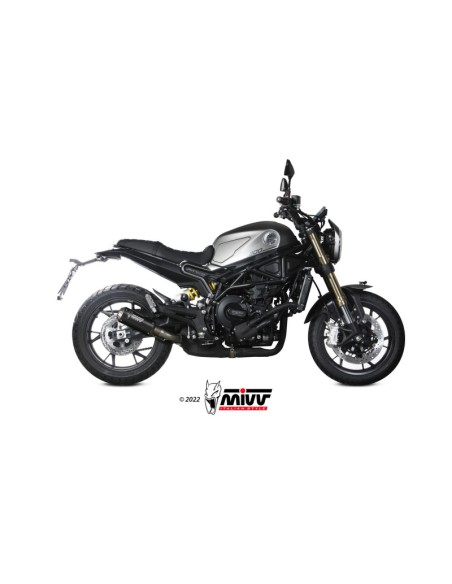 Mivv Slip-On Mk3 Black Benelli Leoncino 800 2022-24