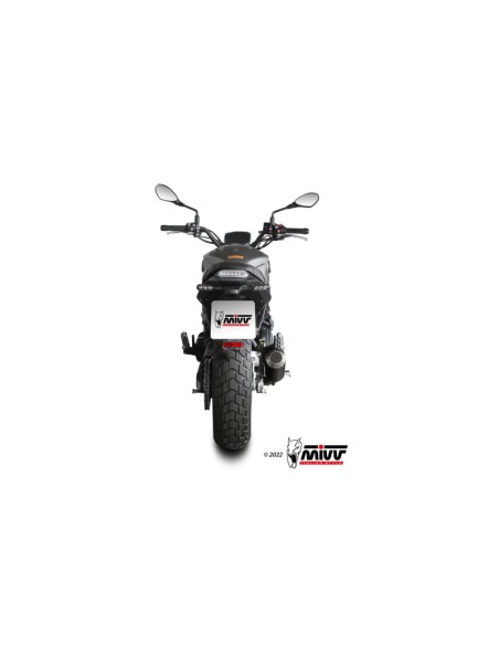 Mivv Slip-On Mk3 Black Benelli Leoncino 800 2022-24