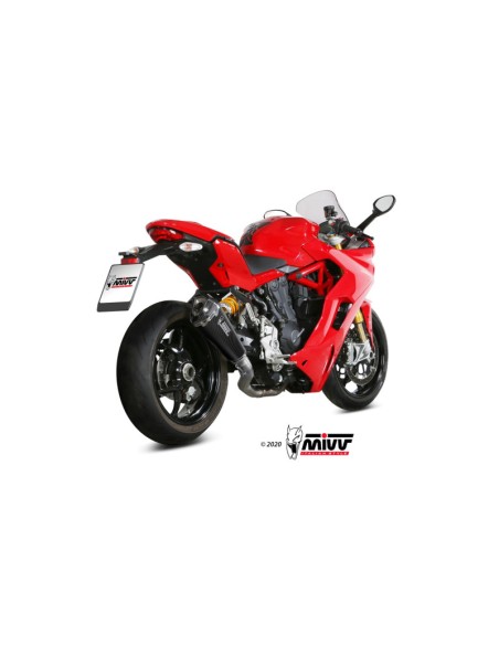 Mivv Slip-On Delta Race carbono Ducati Supersport 939 / S 2017-20