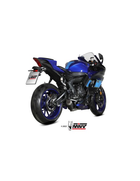 Mivv Full system 2x1 MK3 carbono Yamaha YZF R7 2022-24