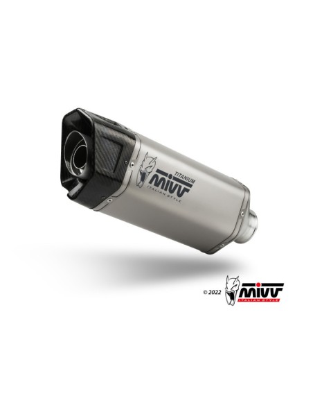 Mivv Slip-On SR-1 Titanium Triumph Speed Triple 1200 RR / RS 2021-24