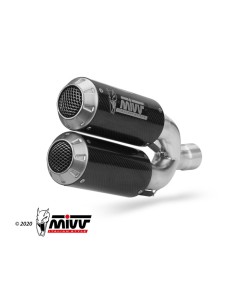 Mivv 2 Slip-On Mk3 carbono Triumph Speed Triple 1200 RR / RS 2021-24
