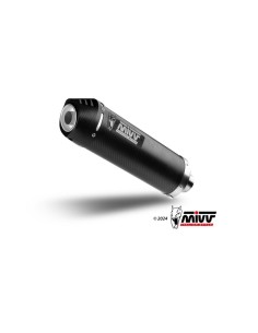 Mivv Slip-On Oval carbono con tapa carbono Honda CB 500 X 2021-24