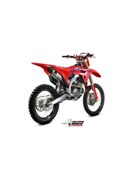 Mivv Slip-On Oval Titanium Honda CRF 250 2022-24