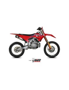 Mivv Slip-On Oval St. Steel Honda CRF 450 2021-24