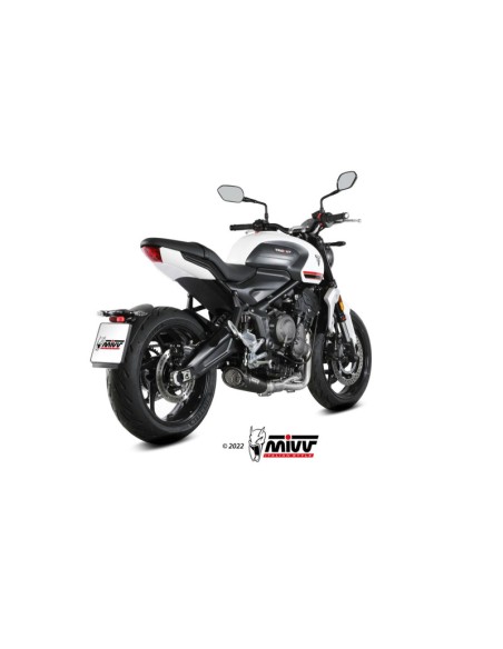 Mivv Full system 3x1 X-M5 Black Triumph Trident 660 2021-24