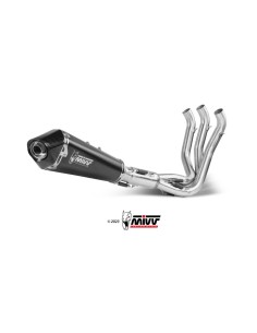 Mivv Full system 3x1 Delta Race Black Triumph Trident 660 2021-24