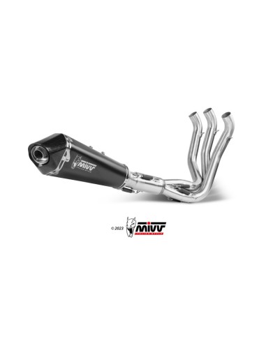 Mivv Full system 3x1 Delta Race Black Triumph Trident 660 2021-24