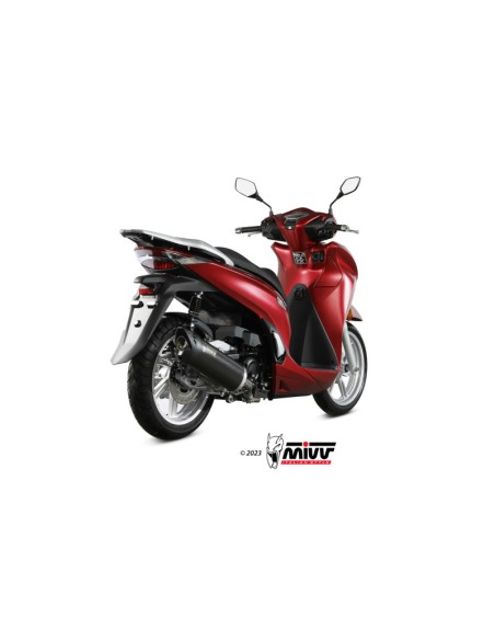 Mivv Slip-On Mover Black Honda ADV 350 2022-24