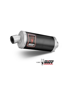 Mivv Slip-On DAKAR Black Moto MORINI X-CAPE 2021-24