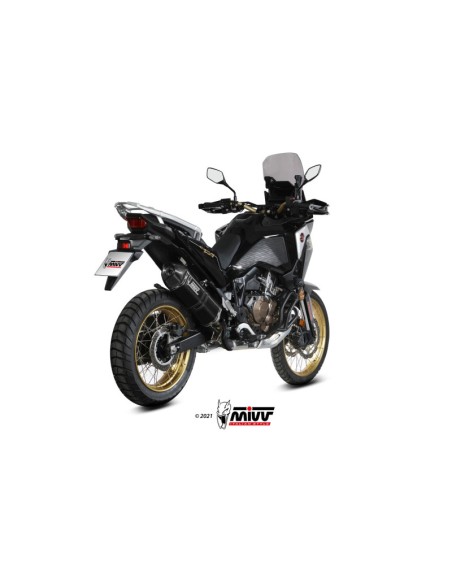 Mivv Slip-On Speed edge Black Honda CRF 1100 L Africa Twin 2020-23