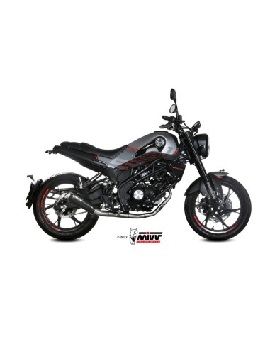 Mivv Full system 1x1 X-M1 Black Benelli Leoncino 125 2022-24