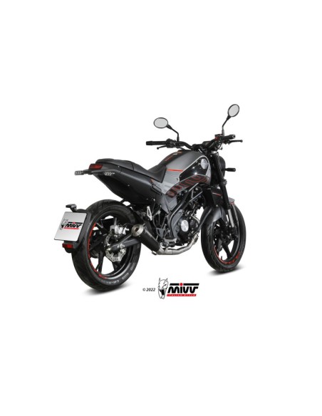 Mivv Full system 1x1 X-M1 Black Benelli Leoncino 125 2022-24