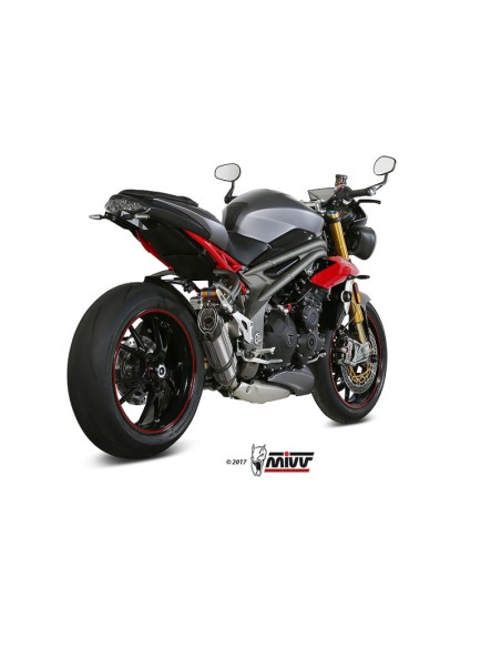 Escape Mivv TRIUMPH 1050 SPEED TRIPLE 2016 - 2017, referencia: T.016.L7