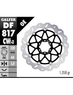 DISCO DE FRENO WAVE DF817CWI -