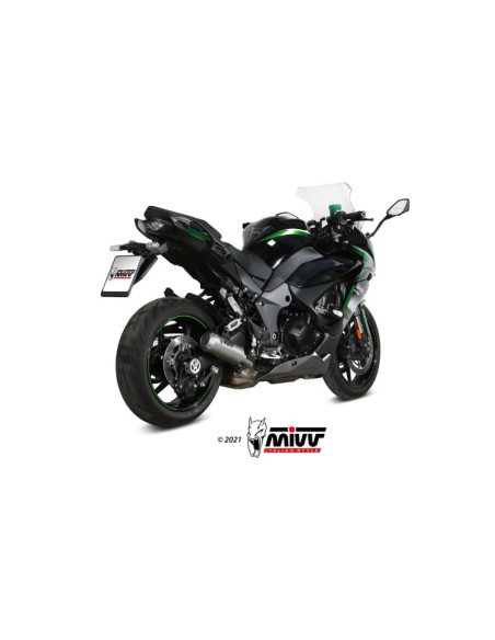 Mivv Slip-On Mk3 St. Steel Kawasaki Ninja 1000 SX / Tourer 2020-25