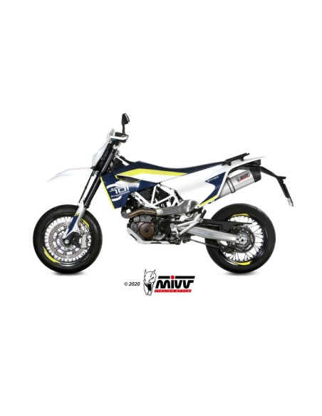 Escape Mivv HUSQVARNA 700 701 ENDURO / SUPERMOTO 2017 - 2020, referencia: HU.001.L4C