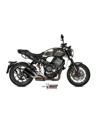 Mivv 2 Slip-On Mk3 Black Honda CB 1000 R 2018-24