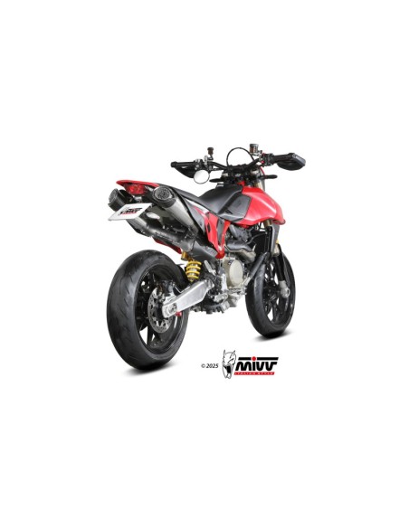Mivv 2 Slip-On X-M5 Titanio Ducati Hypermotard 698 MONO 2024-2025