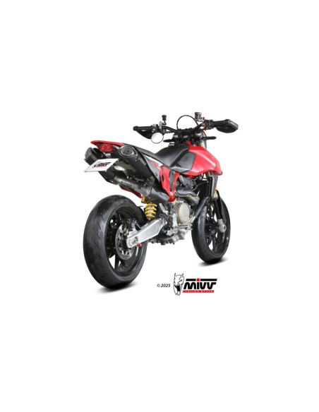 Mivv Slip-On X-M5 Black Ducati Hypermotard 698 MONO 2024-25