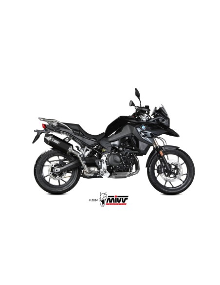 Mivv Slip-On Speed Edge Black BMW F 800 GS 2024-25