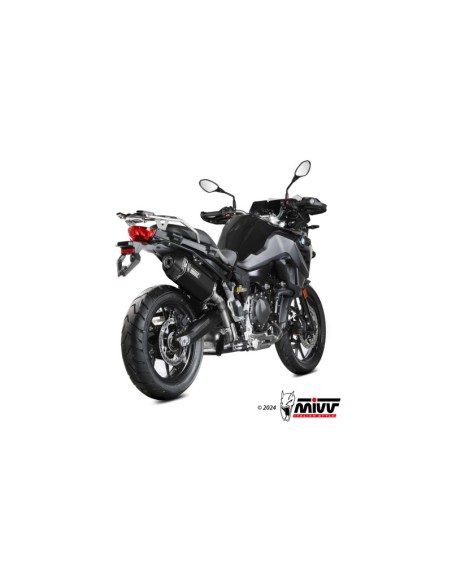 Mivv Slip-On Speed Edge Black BMW F 800 GS 2024-25