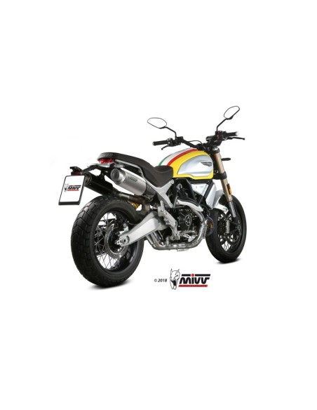 Mivv 2 Slip-On GP Pro titan Ducati Scrambler 1100 2018-20