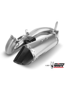 Mivv Slip-On Delta Race St. Steel Ducati Panigale V2 2020-24