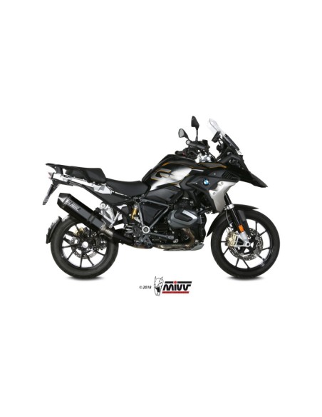 Mivv Slip-On Speed edge Black BMW R 1250 GS / Adventure 2019-23