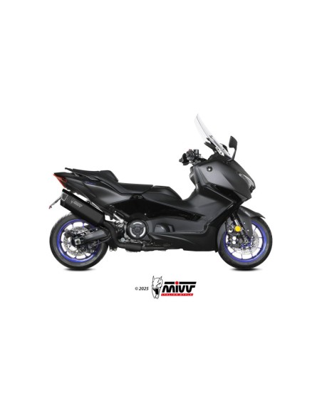 Mivv Full system 2x1 SR-1 Black Yamaha T-MAX 560 2025