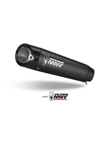 Mivv Full system 3x1 X-M5 Black Yamaha XSR 900 / GP 2022-25 / MT-09 / SP / FZ-09 2024-25 / R9 2025