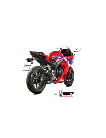 Mivv Slip-On MK3 Carbono Honda CBR 500 R 2024-25