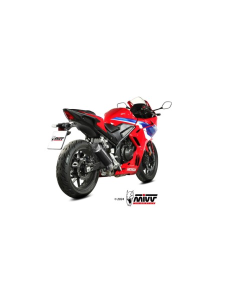 Mivv Slip-On GPpro Black Honda CBR 500 R 2024-25