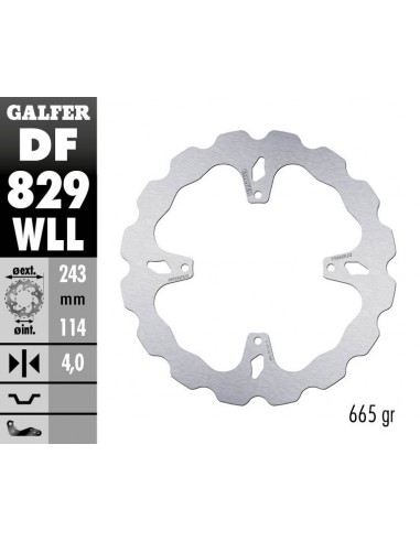 DISCO WAVE FIJO LLENO DF829WLL