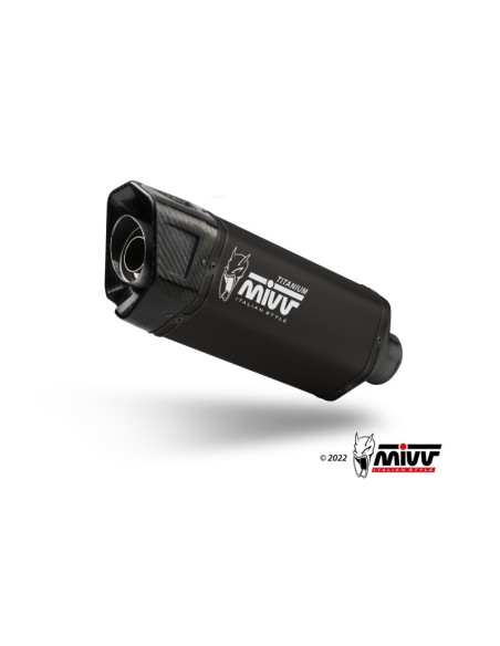 Mivv Full System 2x1 SR-1 BLACK TITANIUM YAMAHA T-MAX 560 2025