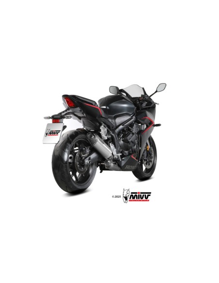 Mivv Full System 4x2x1 AK-1 TITANIUM con Tapa Carbono HONDA CB 650 R / CBR 650 R 24-25