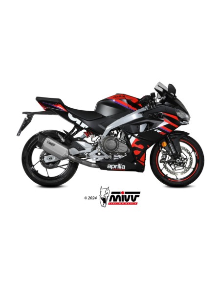 Mivv Full System 2x1 SR-1 TITANIUM APRILIA RS 457 2024-25