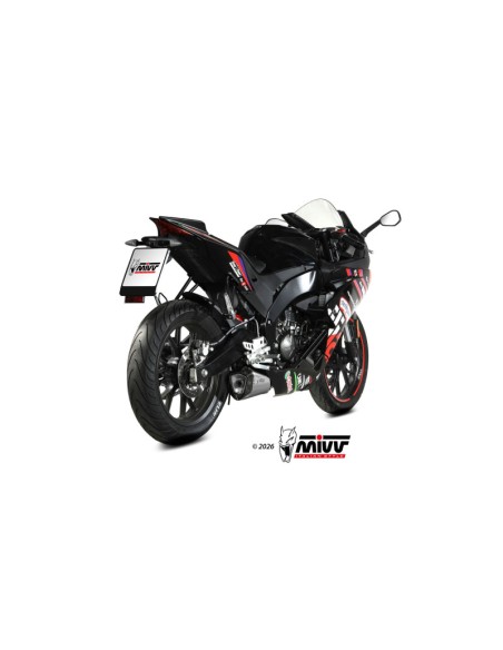 Mivv Full System 1x1 DELTA RACE ST. STEEL APRILIA RS 125 / TUONO 125 2025-
